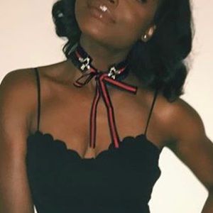 Designer Inspired Bee Jewel Chocker Necklace!